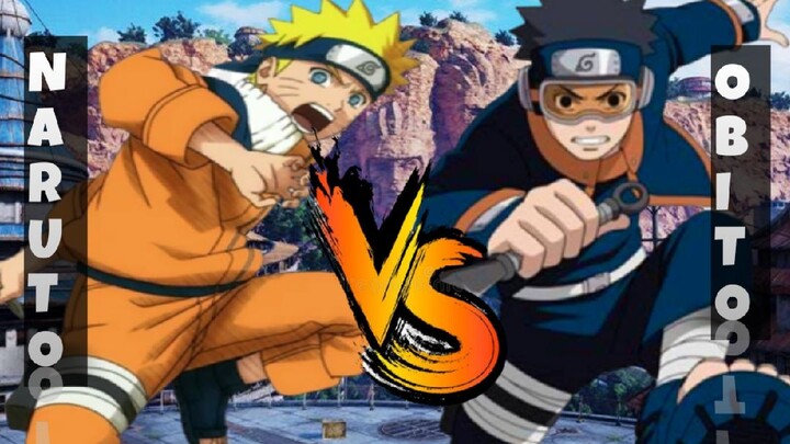 NSUNS4 REQUESTED BATTLE ! KID NARUTO VS KID OBITO