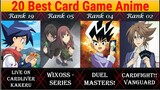 Ranked, The 20 Best Card Game Anime of All Time