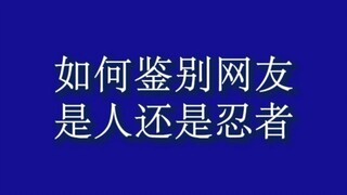 如何鉴别网友是人还是忍者