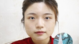 【Zhang Xiaotian】Editor dari Beijing melakukan operasi rahang, "Pakai anting-anting, wajah depan sama