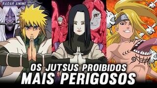 OS 10 JUTSUS PROIBIDOS MAIS PERIGOSOS E TEMIDOS DE NARUTO