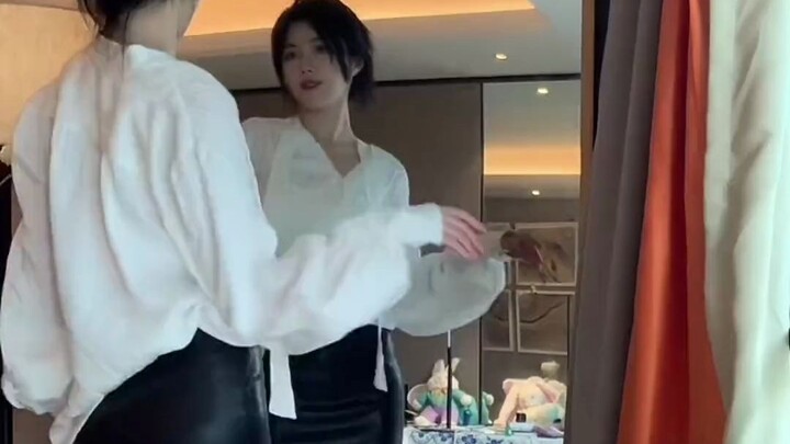 Wearing Mom's High Heels