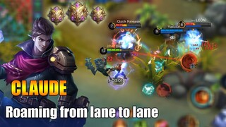 CLAUDE perfect game - 10 stacks roaming from lane to lane | Mythic rank gameplay [K2 Zoro]