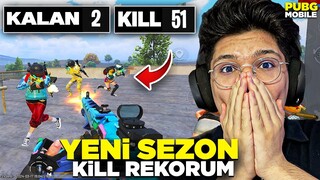 OHA 51 KİLL YENİ !! SEZON KİLL REKORUM! - PUBG MOBİLE