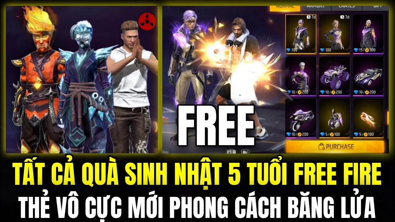 Sự kiện bom tấn sinh nhật Free Fire  Loạt cây hài đình đám cùng xuất  hiện  Game6