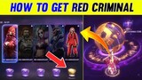 How To Get Red Criminal Bundle In Free Fire | Free Fire New Event | 5th Anniversary Free Fire