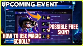 Upcoming New Event " Faction Battle " | How To Use Magic Scroll? Free Skin? | MLBB