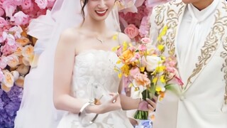 笑死太接地气了，谁说他俩像在QQ飞车里结婚的！