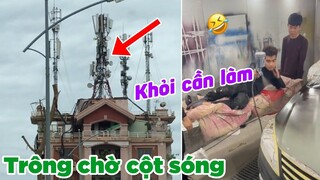 Ngồi nhà toàn cột sóng 😂 - Top comments Tik Tok.