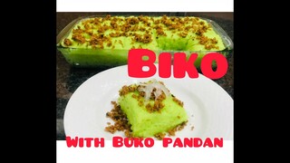 BIKO With Buko Pandan (panlasang Pinoy)