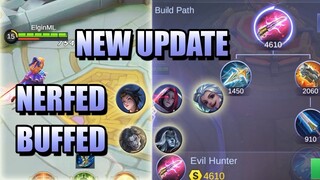 NEW UPDATE - NEW ITEM, HARITH LEO KIMMY NERF 😅 BETTER LATE THAN NEVER