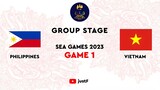 PHILIPPINES VS VIETNAM FULL GAME | DAY 1 SEA GAMES MLBB GROUP STAGE