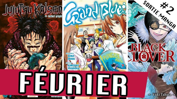 LES SORTIES MANGA DE FÉVRIER 2021 : JUJUTSU KAISEN, GRAND BLUE, BLACK CLOVER, BORUTO