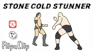 Stone Cold Stunner Animation - Fast FlipaClip Tutorial