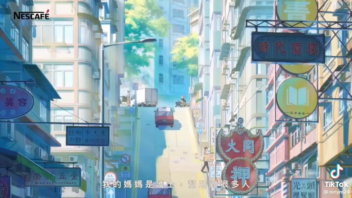Quảng cáo của Nescafé phiên bản anime