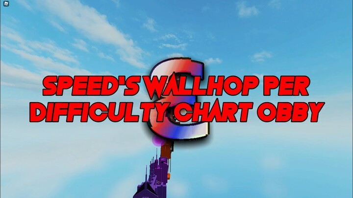 Speed's Wallhop Per Difficulty Chart Obby: ε (Trailer)