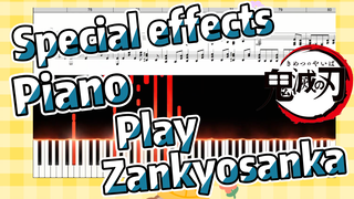 Special effects Piano Play Zankyosanka