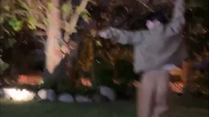 【邱家兄弟】邱宇辰邱胜翊超绝松弛感 过年烟花互拍