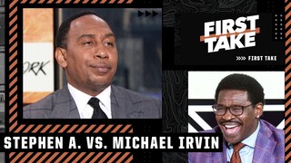 Michael Irvin takes it to Stephen A. in Cowboys debate: First time I’ve seen you sweat! | First Take