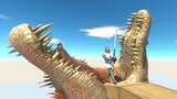 Jump Above Spinosaurus Deadly Mouth - Animal Revolt Battle Simulator