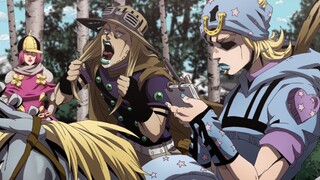 Well known scene in JoJo's Bizarre Adventure Steel Ball Run