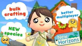 updates we *ACTUALLY* needed in animal crossing (new horizons)