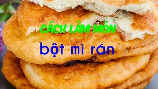 Cách làm món bánh mì rán giòn ngon đơn giản