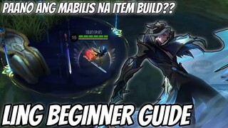 PAANO MAGFARM NG MABILIS? NEW LING TAGALOG BEGINNER GUIDE | Mobile Legends 2021