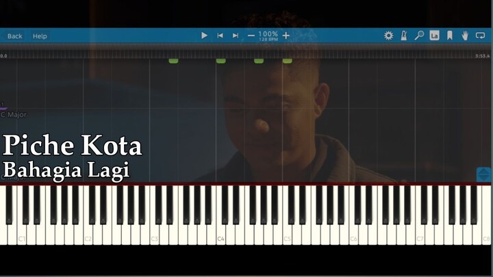 Piche Kota - Bahagia Lagi (Piano Cover)
