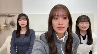 Manafi, Kumi, Mirei (Hinatazaka46/Live Broadcast of the 1st Gen/YouTube Live/2025.01.07)