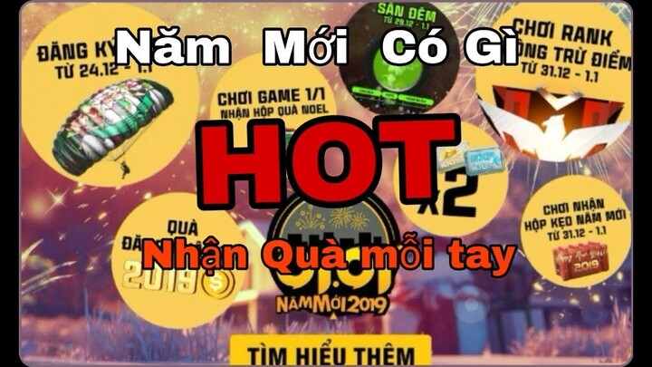 [ Official skt ] Free fire Sự  Kiện  Năm  Mới. Nhận  quà  mỗi  tay - có  gì HOT