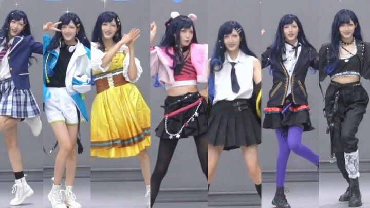 【Yuuri】ビビデバ★Shiraishi Kyoko changed into eight sets of clothes【cos cover dance】