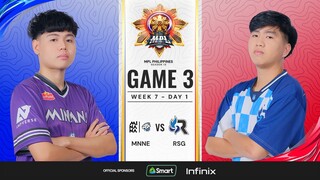 MPL PH S13 - W7D1 - MNNE vs RSG - GAME 3