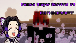 Demon slayer survival Minecraft #3: Temui Nona Tamayo dan dapatkan napas Sakura! Romansa bunga sakura!!