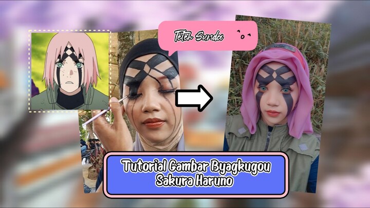 Tutorial Gambar Byagkugou Sakura Haruno, bersama Teteh Sunda !! 😉