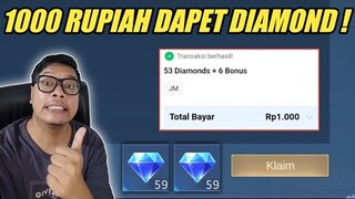 PLAYER GRATISAN MASUK !! CUMA MODAL 1000 DAPET DIAMOND GRATIS ! EVENT FLASH SALE SAMPE TGL 8 AGUSTUS