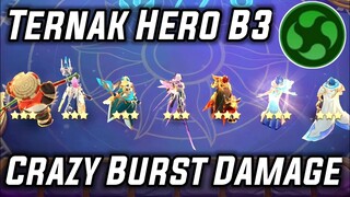 Ternak Hero Bintang 3 Damage Gak Ngotak‼️Combo Damage Area Elementalist | Combo Mager Magic Chess