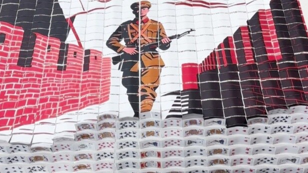 Dominoes build patriotism, red cards build Chinese spirit