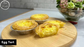 ทาร์ตไข่  วิธีอบแป้งทาร์ตสำเร็จรูปให้กรอบ ก้นไม่แฉะ Egg Tart | AnnMade