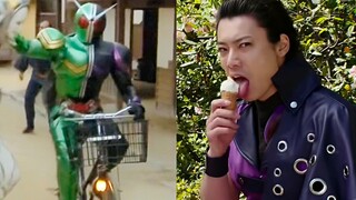 Melihat adegan lucu (tertawa terbahak-bahak) yang terkenal di Kamen Rider Edisi 1