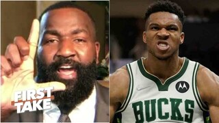 FIRST TAKE | Kendrick Perkins 'disguted' Giannis barking at Al Horford as Celtics win over Bucks