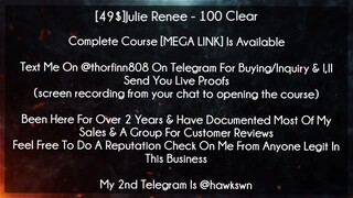 [49$]Julie Renee Course 100 Clear download