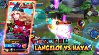 AGGRESSIVE LANCELOT VS HAYABUSA, CARA BERMAIN LANCELOT GG - LANCELOT FASTHANDGAMEPLAY #319