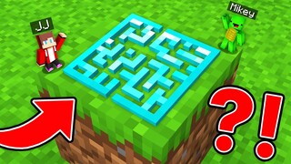 JJ and Mikey Found The SMALLEST DIAMOND MAZE in Minecraft Maizen!