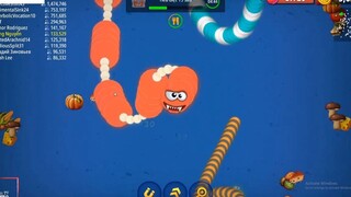 Rắn săn mồi #229 -  Trò chơi rắn, game con giun, Vùng giun đất.io - Worms zone.i