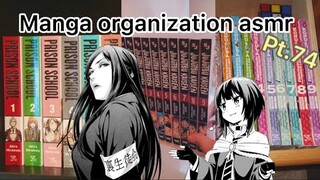 Manga organization asmr 🌼// Setup// Manga collection tiktoks pt.74 📗📚