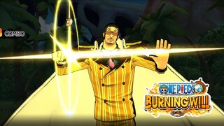 My First 8 Star⭐️Admiral Kizaru All Skill Animation and Effects One Piece Burning Will