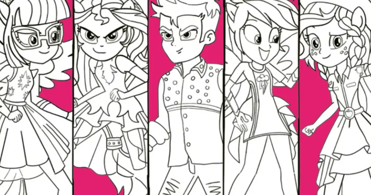 rarity as human coloring pages