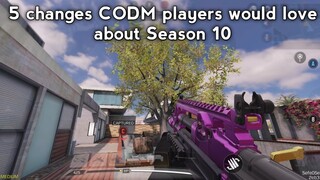 5 changes that every CODM player would love about season 10