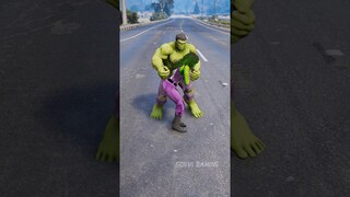 GTA 5 - Iron-man Kidnapped She Hulk Baby 😲 #shorts #short #gta5